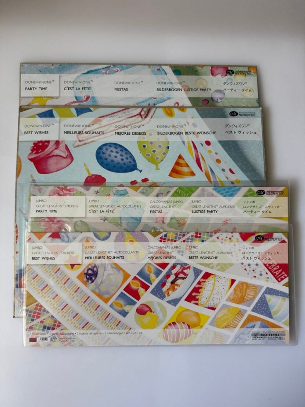 Creative Memories Birthday themed scrapbooking set new htf gift